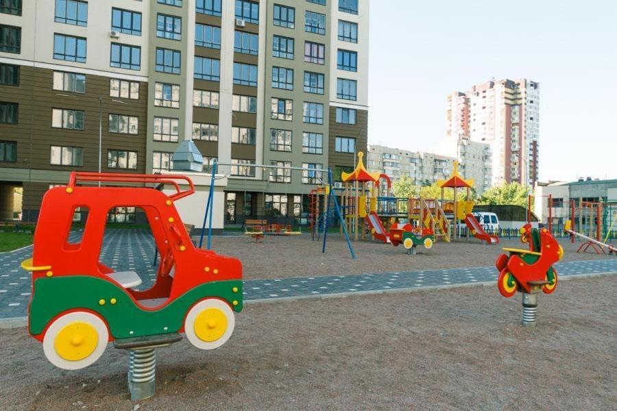 Видовая На 25 Этаже Kiev Eksteriør billede